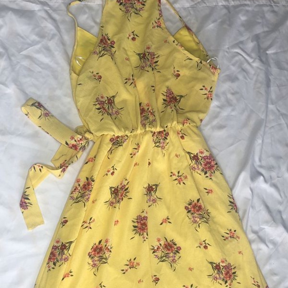 yellow summer dress